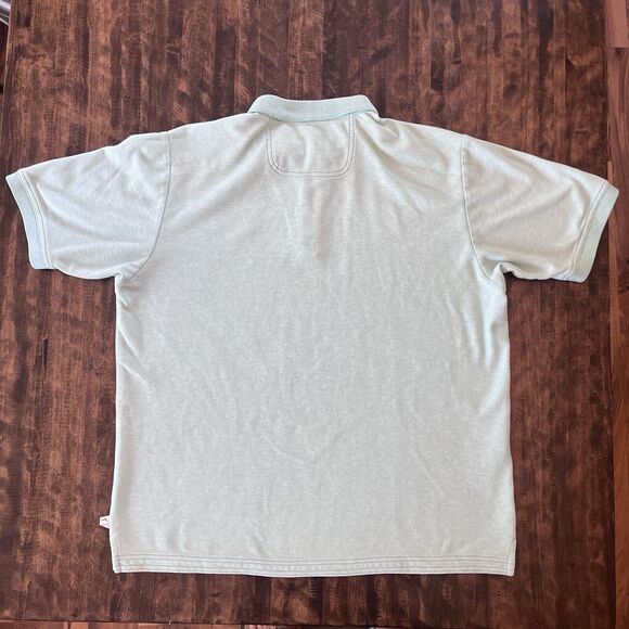 Tommy Bahama Island Zone Polo‎ Shirt Mens L Blue Lightweight Beach Casual Golf - Picture 2 of 8